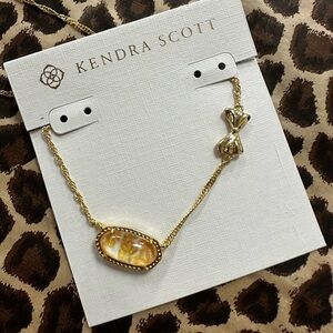 Kendra Scott x love shack fancy sun glow new Gold Necklace with Bow